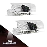 Car Door Projector Lights for-Lexus Logo-Courtesy Lamps Ghost Shadow Lights RX/ES/GX/LS/LX/IS Welcome Laser Projector Lights Lexus Accessories Kit, 2 Pack