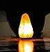 7 to 8 Inch Himalayan Salt Lamp Hand Carved, Natural Wood Base with Dimmer Control, 4-6 lbs, Mined From Himalayan Mountain Range, Beautiful Amber Color, 100% Authentic Himalayan Salt Lamp