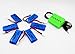 BTG 500mAh 3.7V Upgrade Battery & X6 Charger for F180C JJRC H37 H6D H6C H31 Hubsan X4 H107C H107D H107L H107P H108 JXD392 388 Wltoys V939 V252 UDI U816A Walkera Super Mini Genius CP