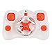 Mini Drone for Kids, Dayan Anser CX-STARS Tiny Kids Drone 4CH 6 Axis Gyro RC UFO Quadcopter, World's Smallest Helicopter for Trainning With LED Lights USB Charger and 4 PCS Propellers (Orange)