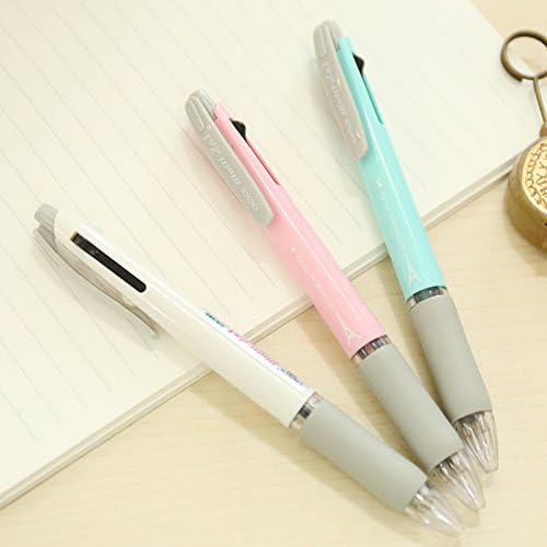Korean Creative Multifunction Mechanical Pencil +2 Color Ball Pen School Office Supply Student Stationery
