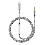 [New Version] 3-in-1 Aux Cord for iPhone, Autynie 3.5mm Aux Cable Compatible with iPhone 7/X/8/8 Plus/XS Max/XR to Car Stereo/Speaker/Headphone Adapter, Support Newest iOS 11.4/12 Version or Above