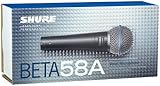 Shure BETA 58A Vocal Microphone with A25D Stand Adapter and Euro Thread view 11