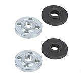 Angle Grinder Flange, 2 x Pair Replacement Electrical Angle Grinder Fitting Part Inner Outer Flange Nuts for Makita 9523