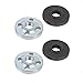 Angle Grinder Flange, 2 x Pair Replacement Electrical Angle Grinder Fitting Part Inner Outer Flange Nuts for Makita 9523