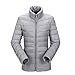 NEW Women's Packabe Ultra Light Weight Down Coat Short Jacket Outwear Blazer Grey (Medium, Grey)