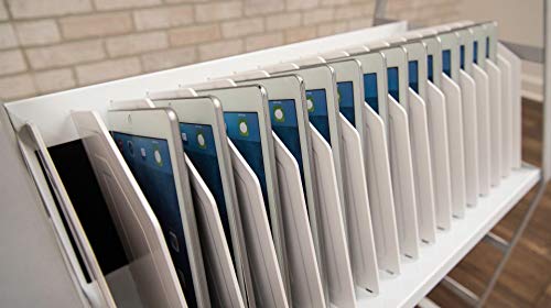 Offex School Office 16 Device Mobile Open Charging and Storage Cart for Tablets, Chromebooks - Thumbnail 7