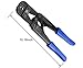 MUZATA Hand Crimper Tool for Stainless Steel Cable Railing Fittings for 1/16”,5/64”,3/32”,7/64”,1/8” Cables CR11, Series CT1