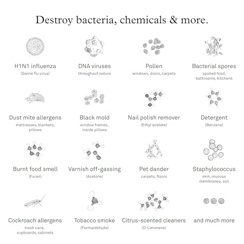 Molekule Mini/Mini+ Air Filter - Authentic Molekule Air Purifier Filter Replacement - PECO-HEPA Tri-Power Technology - Captures & Destroys Pollutants - Advanced Smoke Filtration
