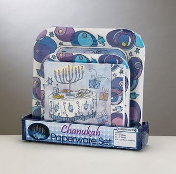 Chanukah Paperware Value Pack Set - Chanukah Pictures by Rite Lite