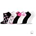 TeeHee Women's Golf Socks No Show Socks 6-Pairs Assorted (Heart with Tee)