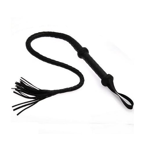 With a Long Handle, This Whip Is Easy to Handle and Maneuver to Get That Nice Crack - Strict Leather Premium Black... image