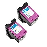 Generic Remanufactured Ink Cartridge Replacement For Hewlett Packard HP 63XL For DeskJet 1110 1112 2130 3630 3632 ENVY 4520 OfficeJet 3830 4650 - 2 Packs (2 Color)