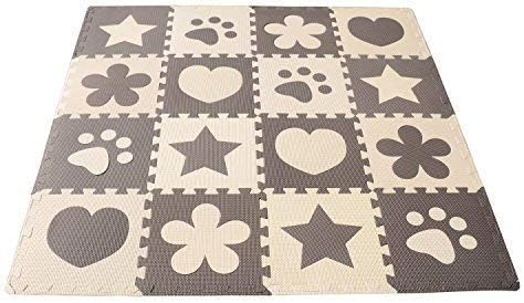 Mixte 10 Pieces Dalles Mousse Doux Tapis Pour Enfants Bebe Puzzle Tapis En Mousse Eva Activite Tapis De Jeu Carreaux Beige And Marron Jeux Et Jouets Puzzles Dwteam In