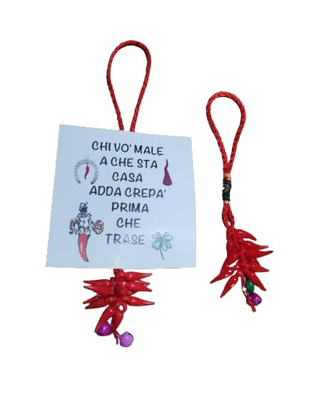 Cardboard Sign 7 x 7 cm for Hanging, Height 18 cm, Who Wants This House and 1 Keyring Horn Charms Lucky Photo Frame Jella Haus