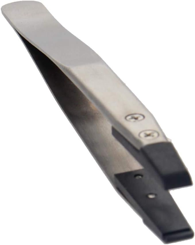 Utoolmart Precision AntiStatic Carbon Fiber Big Flat Tip Tweezers