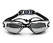New Corrective Nearsighted Swimming Goggles(Prescription 2.0-8.0 Diopters) with Ear Plug Connect to-100% Highest Grade UV Protection and Anti-Fog(Black-2.0)