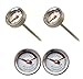 Charcoal Companion CC9025 Reusable Steak Button Thermometer Set (4 Included)