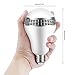 ICOCO Bluetooth Smart Speaker Light E27 LED White + RGB Bulb Colorful Lamp Smart Music Audio Bluetooth Speaker with Remote Control for Home, Stage