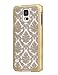 Leegoal Bling Diamond Bowknot Pearl gold Leopard Hard Case Cover For Samsung S4 i9500