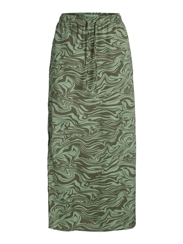 JJXX Jack & Jones JXMARIA MIDI Jupe en Satin pour Femme WVN SN Loden Frost/AOP:AOP, S