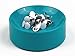 Clipwell Magnetic Paper Clip Holder - Easy Toss & Pick-Up - Holds Various Metal Parts - Powerful Sweep-Up Magnet - Ideal Locker Accessory & Home & Office Organizer - Turquoise