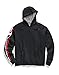 Champion Mens Powerblend Pullover Hoodie, XXL, Vertical Black