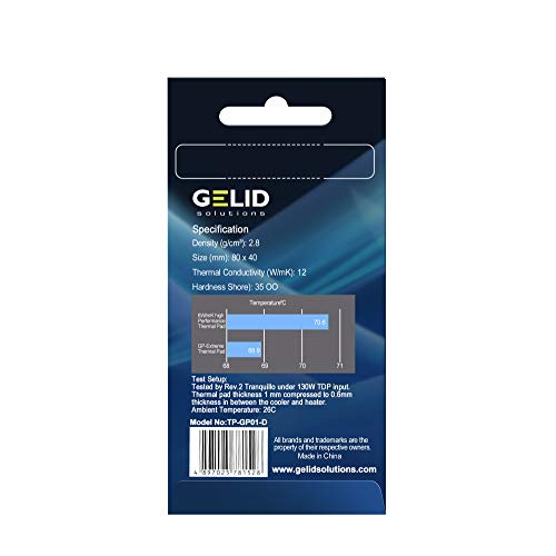 GELID-GP-Extreme--Almohadilla-trmica-80x40x20mm-Excelente-conduccin-de-Calor-Conductor-no-elctrico-Ideal-Gap-Filler-Instalacin-Muy-fcil-Conductividad-trmica-12W-MK
