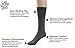 Silky Toes Women's Diabetic 6Pk Premium Soft Non-Binding Cotton Dress Socks (9-11, Black/ Grey/ Navy/ Tan/ White/ Pink -6 Pairs)