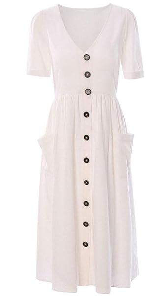 white cotton midi sundress