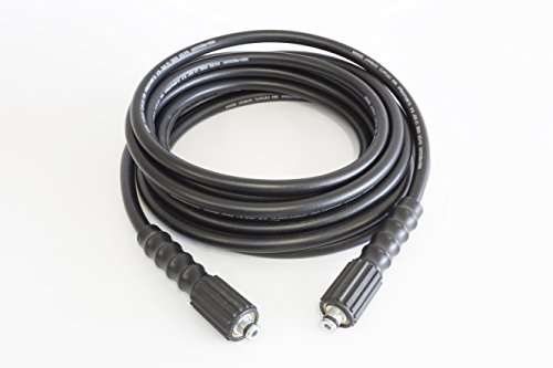 IGT Group LLC Premium Gasoline High Pressure/Power Washer Extension Hose 25 ft. 3200 PSI M22 Universal for your Honda Excell & Troybilt, Generac, Simpson, Briggs & Stratton Pressure Washers!
