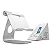 iPad Stand Adjustable Aluminum Tablet Stand, Desktop Stand Holder Dock for iPad Pro 9.7, 10.5, 12.9, Air 2 3 4 mini, Kindle, Nexus, Accessories, Tab, E-reader Other Android Tablets (4-13 inch) Silver
