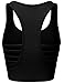 FPT Womens Basic Sleeveless Racerback Crop Tank Top BLACK M
