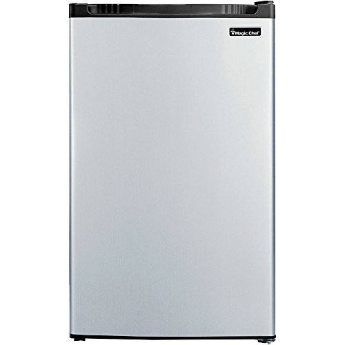 Magic Chef MCBR440S2 Refrigerator, 4.4 cu. ft, Stainless Steel