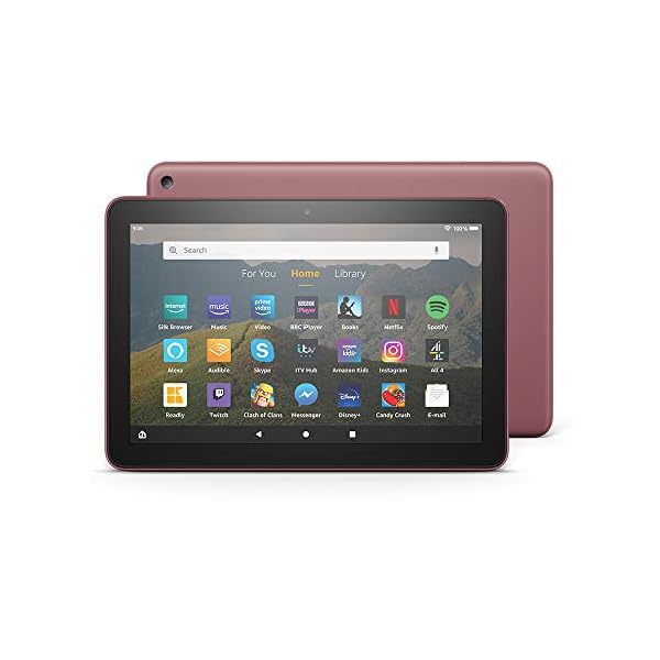 Fire-HD-8-Tablet-8-HD-display-64-GB-Plum-with-Ads-designed-for-portable-entertainment Fire HD 8 Tablet, 8" HD display, 64 GB, Plum - with Ads, designed for portable entertainment (2020 release)