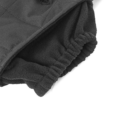 AMOMO Unisex Fleece Hand Muff Pak Warmer for Hunting Outdoor Camouflage Thinsulate Insulation (Black)