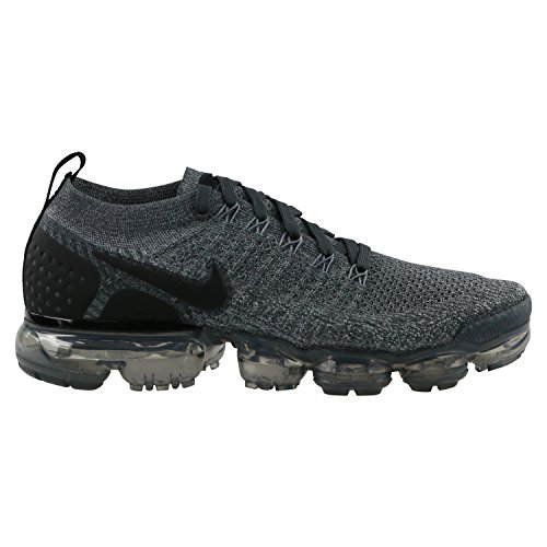 NIKE Men's Air Vapormax Flyknit 2 Running Shoes (9, Dark Grey/Black/Wolf Grey)