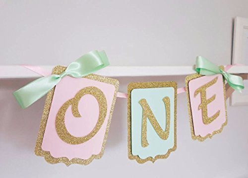 Highchair Birthday Banner First Birthday Garland Baby Party