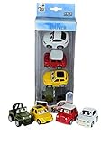 ToyerBee 4-Pack 1:64 Die Cast Cars Pull Back Racer Cars Toy Play Vehicle Set