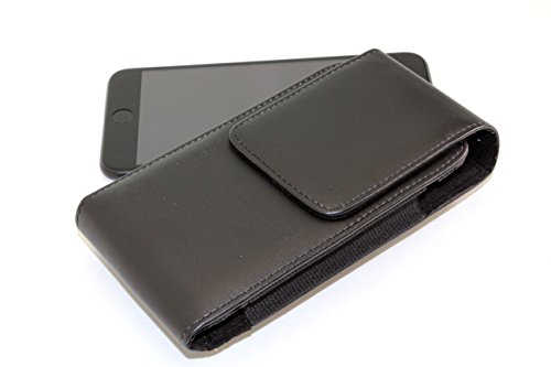 iPhone 7 Holster, Samsung Galaxy S7/S6/S5/S4/S3 Blet Clip Case Holster, iPhone 6S / 6 Vertical PU Leather Pouch Carrying Case with Metal Belt Clip Belt Holster (iPhone 6S / 6)