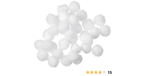 Crafting Pieces Pom Poms 5 Mm White 40 Pc Mini Craft Supply For Kids Holidays Ornaments Crafts Casaalvarezrh Com