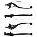 Brake & Clutch Levers - Kawasaki - ZX750 ZX7 ZX7R 89-03, ZX900 ZX9R 94-97, ZG1000 CONCOURS 92-06, ZX1000 ZX10 88-90, VN1500 VULCAN 87-00 - BLACK