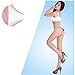 Women’s Sexy Sheer Crotchless Pantyhose - Push-up Satin Open Crotch Free Tights - Reinforced Toe (3 Pair 15D Multicolor)