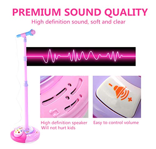 image for OceanEC Kids Karaoke Machine, Kids Karaoke Music Toy Play Set with Mic
