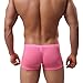 Binmer(TM)Men Underwear Sexy Boxer Briefs Breathable Fashion Underpants (XL, Pink)