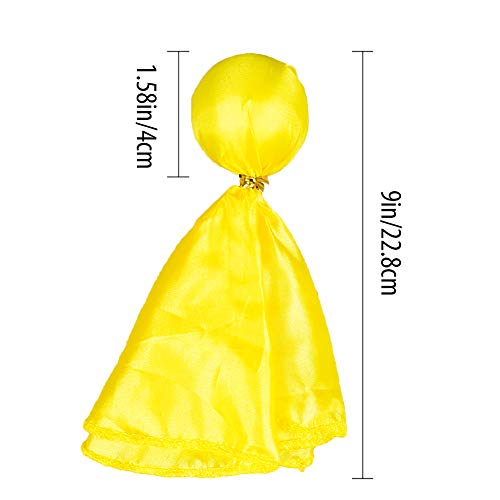 Jolbndcv 8 Pieces Football Penalty Flag Throwing Yellow Ball Football Referee Props Chasing Streamers