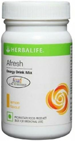 Herbalife-Afresh-Energy-Drink-Mix-Lemon Flavour-Herbal Tea 50 gm/1.76 oz India