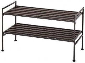 Shoe Rack Organizer Storage Closet Shelf Cabinet 2 Tier Stand Saving Space Home