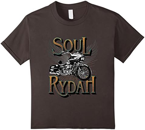 Kids Soul Rydah T-Shirt for Bikers, Hog Pounders 12 Asphalt
