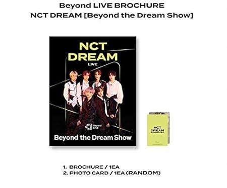 Nct Dream Nct Dream Photo Book Beyond The Dream Show Beyond Live Brochure Photo Card Free Gift Amazon Com Music
